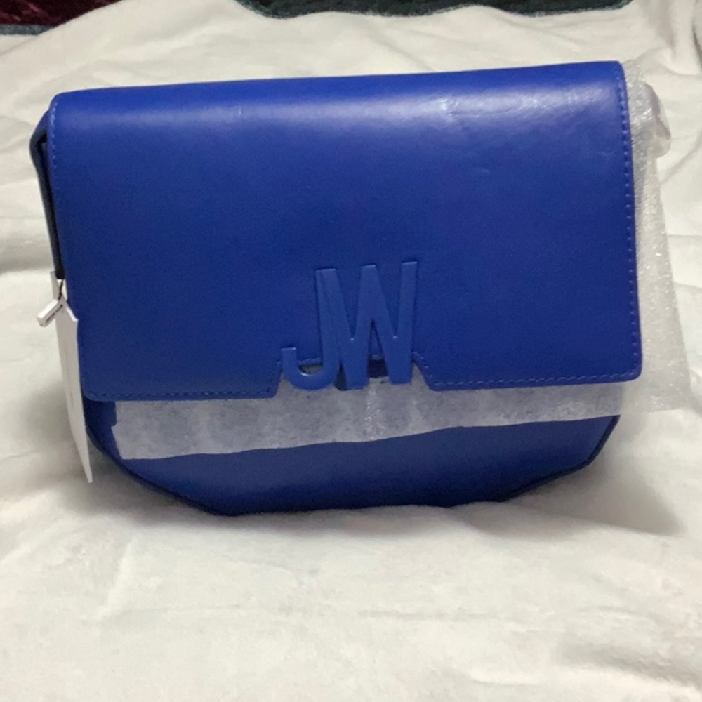 Jason Wu Blue Crossbody Bag with Structured Shape and Minimalist Design